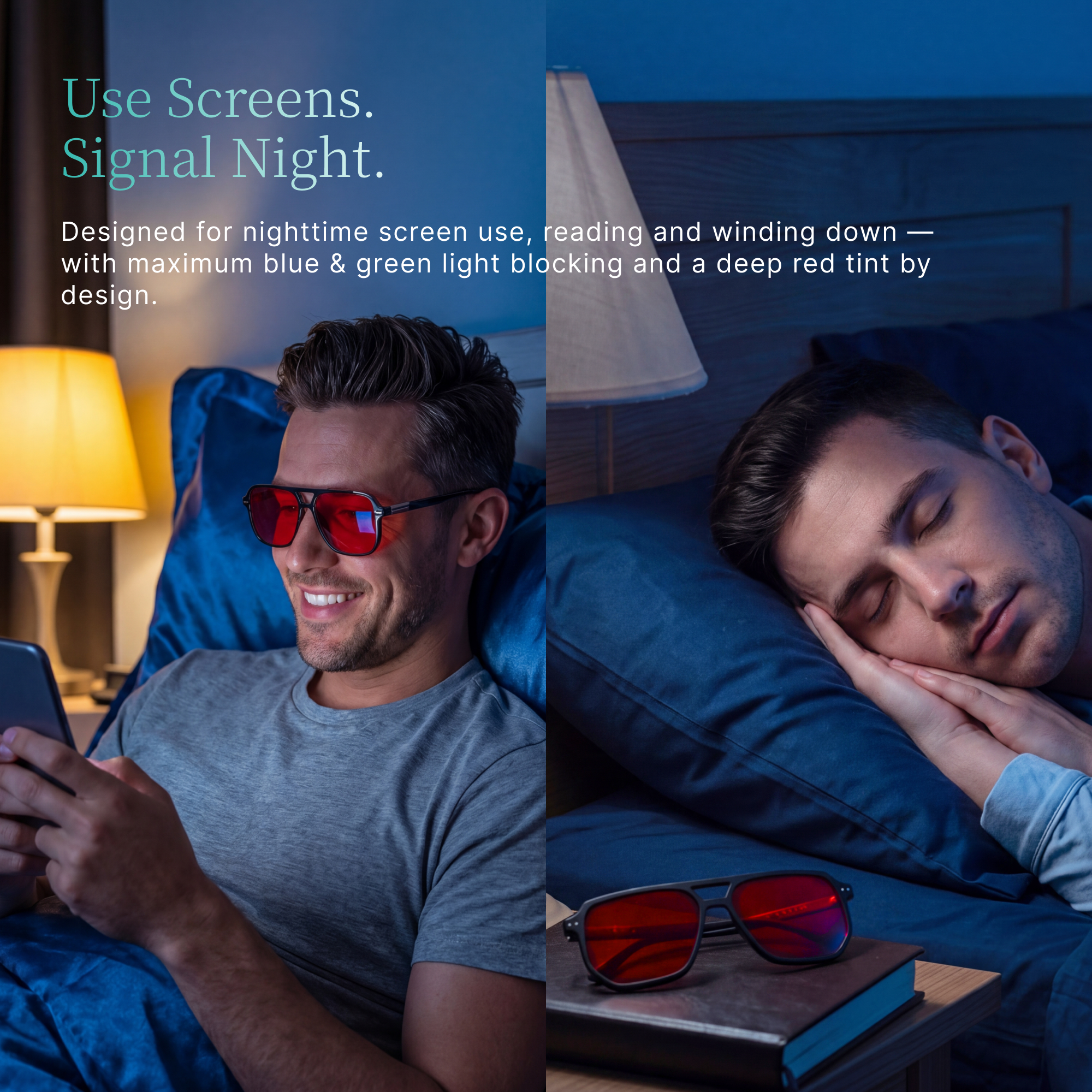 Nox Sleep Blue Light Blocking Glasses Wind Down