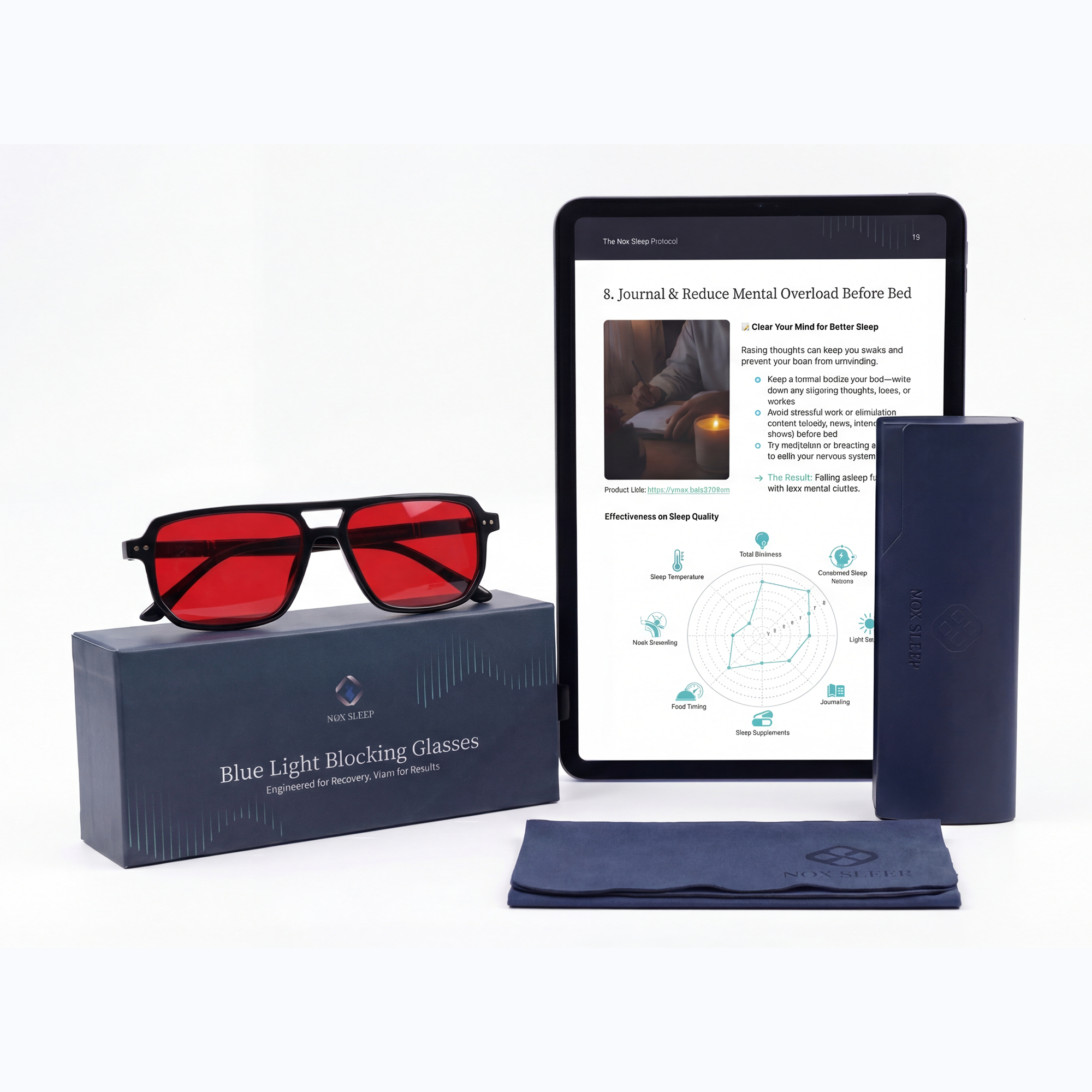 Nox Sleep Blue Light Blocking Glasses Wind Down