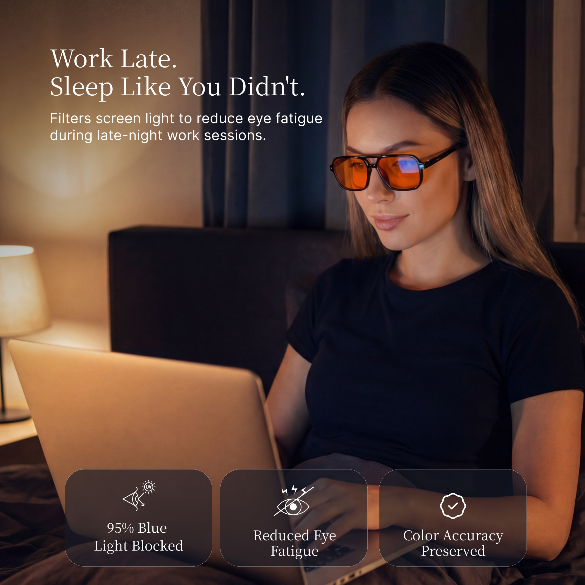 Nox Sleep Blue Light Blocking Glasses Focus