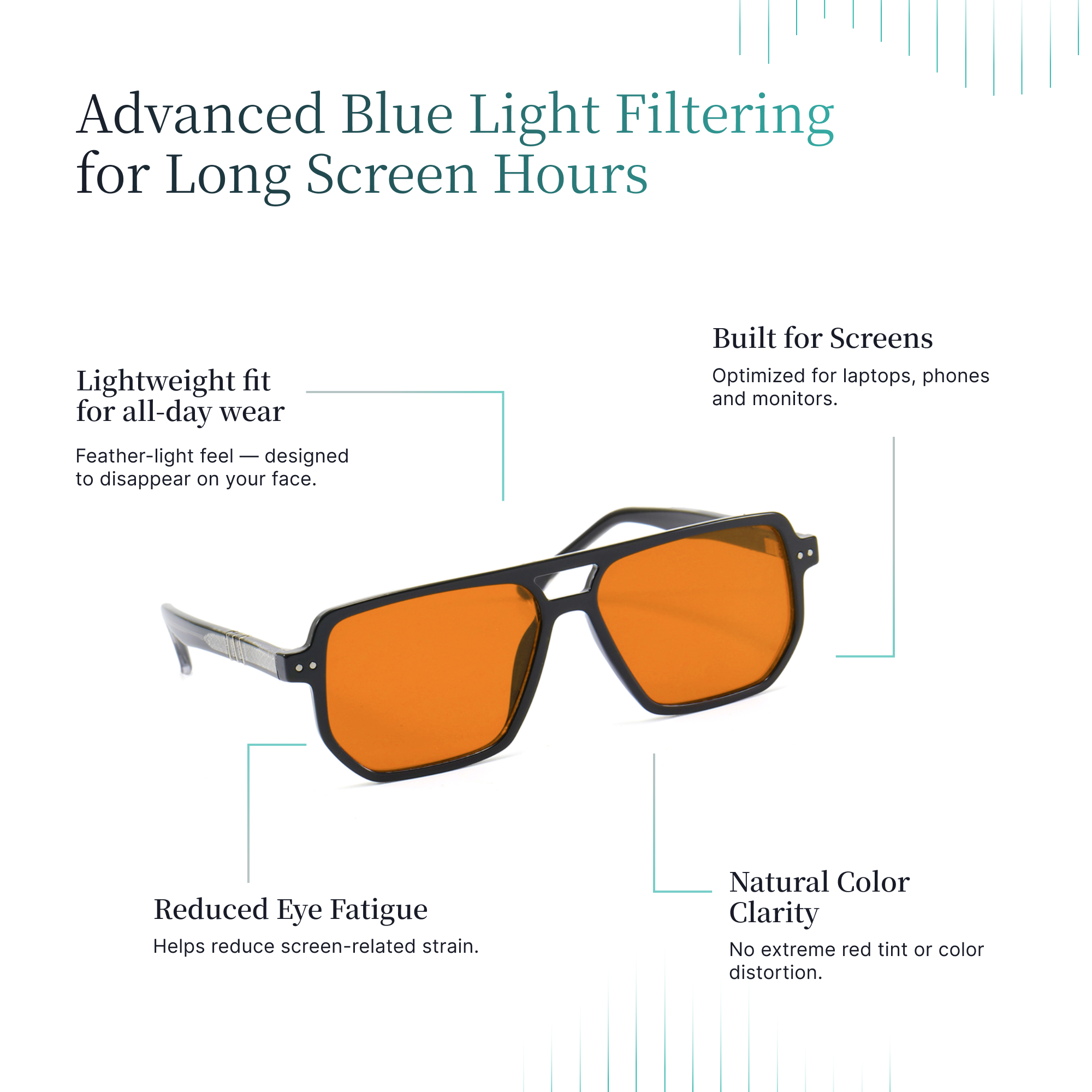 Nox Sleep Blue Light Blocking Glasses Focus